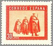 Spain - 1938 - Ejercito - 30 CTS - Rojo - España, Ejercito y Marina - Edifil 849J - En Honor del Ejercito y la Marina - 0